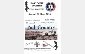 ANNULATION Bal HAVERNAS (80) le 28 mars 2020
