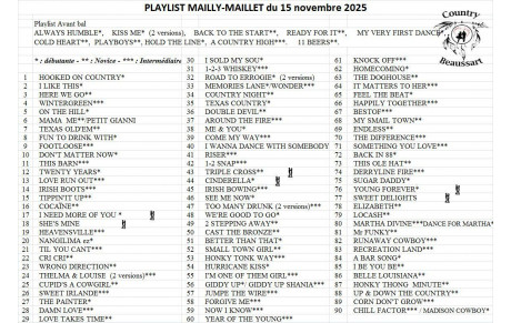 Bal Mailly-Maillet 15 novembre 2025